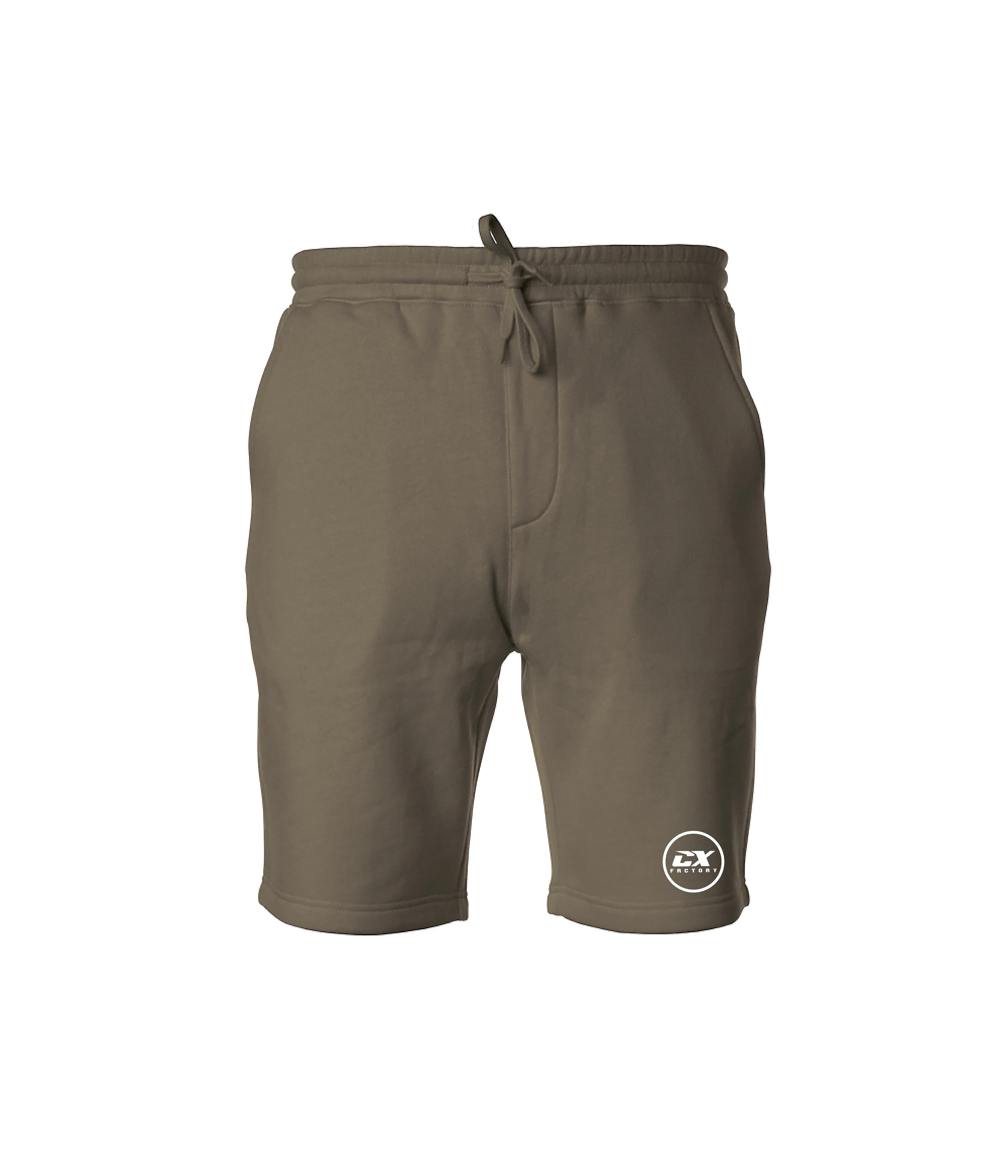 CX Factory Circle Logo Shorts - Army Green