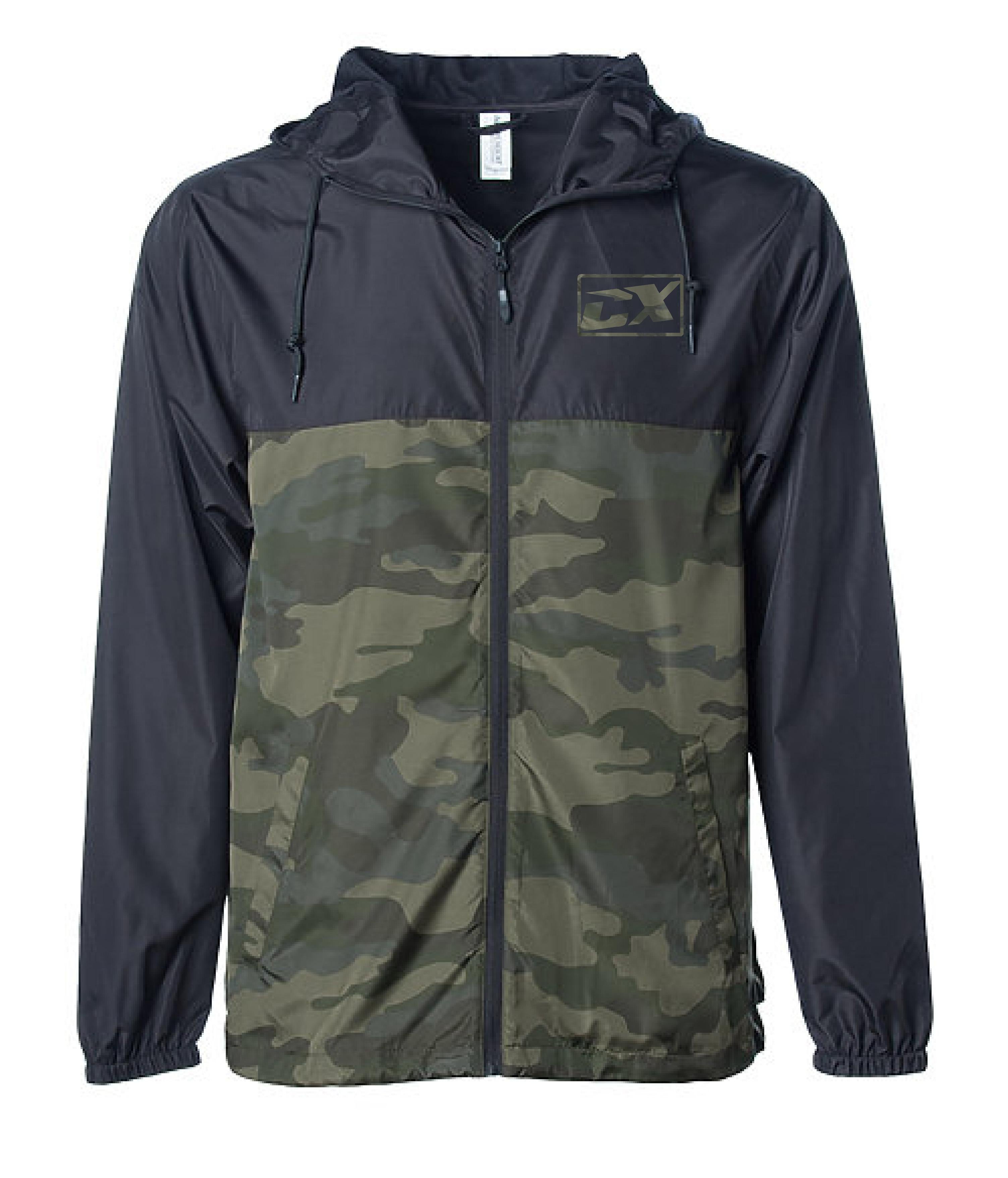 CX Factory Tilt Logo Windbreaker - Black/Camo