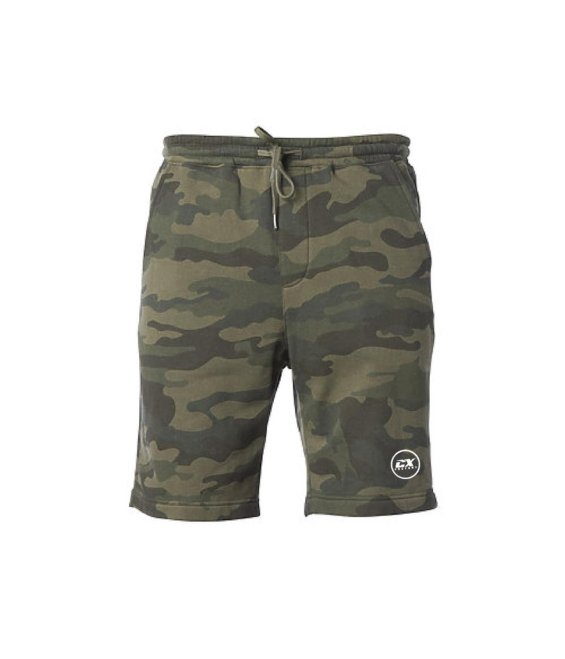 CX Factory Circle Logo Shorts - Green Camo