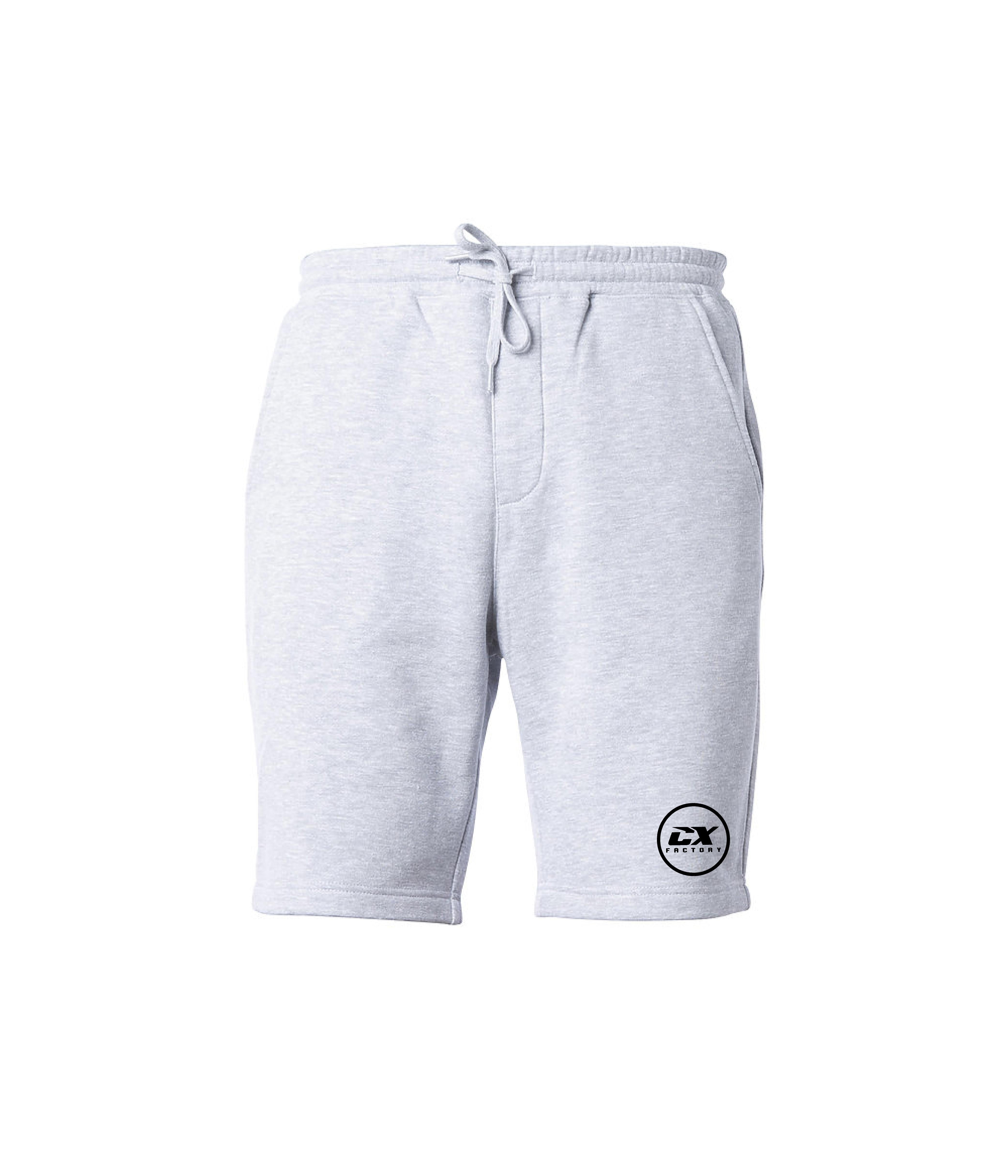 CX Factory Circle Logo Shorts - Grey Heather