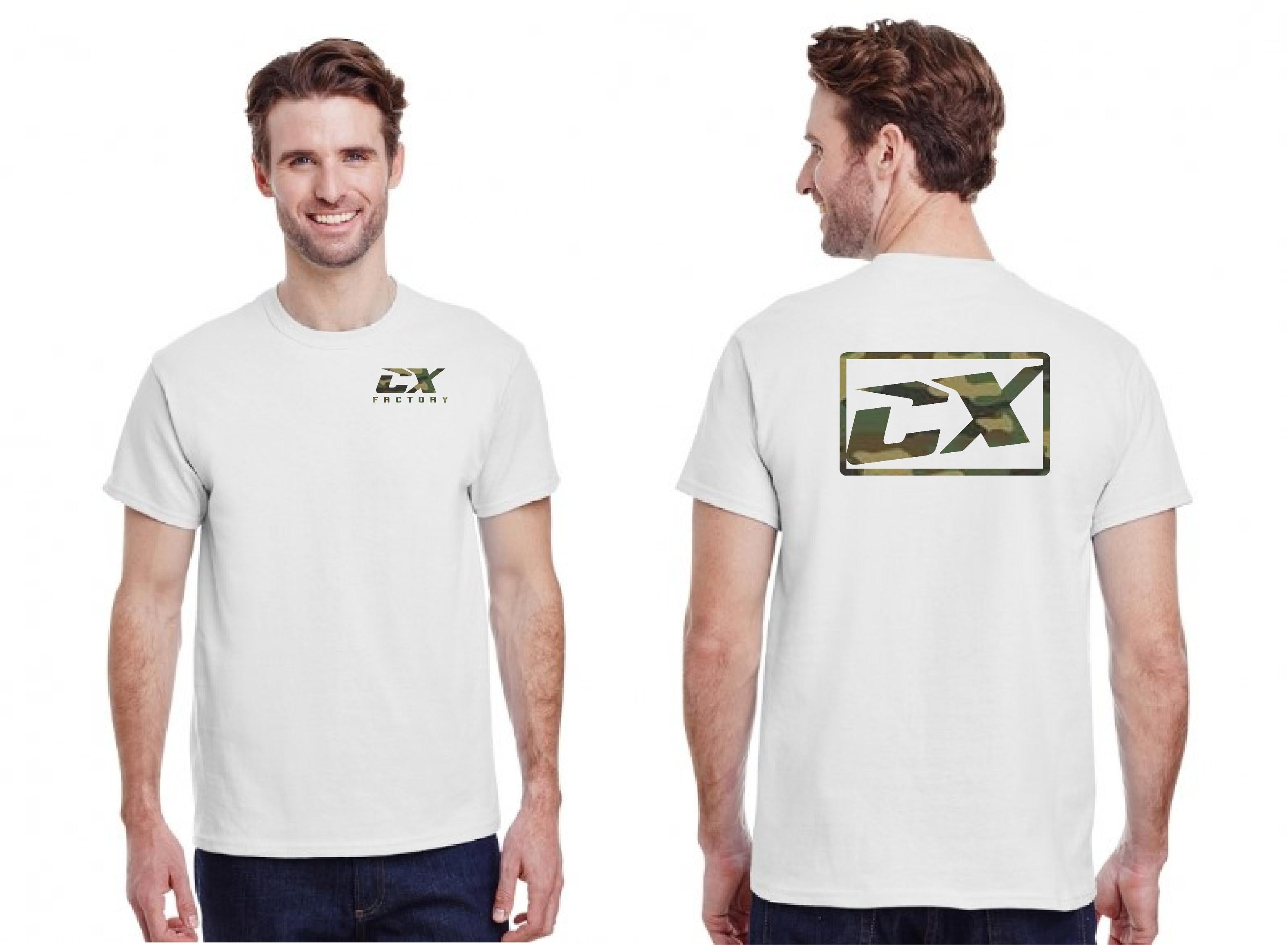 CX Factory Tilt Logo Classic Tee - White Camo