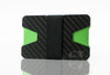 Carbon Fiber CX Wallet & Built-In Bottle Opener - Green