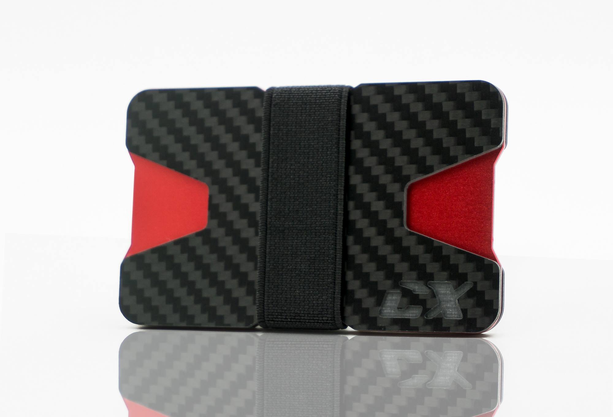 Carbon Fiber CX Wallet & Built-In Bottle Opener - Red