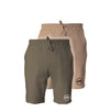 CX Factory Circle Logo Shorts  - Army Colors Combo Pack (Green and Tan)