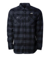 CX Factory Small Embroidered Logo Flannel  - Black/Grey