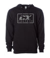 Hoodie Stamp Logo - Black/Grey