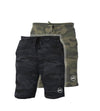 CX Factory Circle Logo Shorts  - Camo Combo Pack (Black and Green)