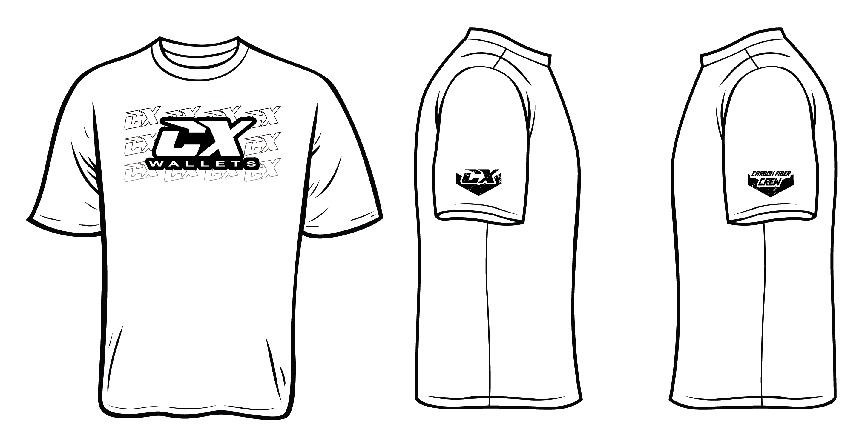 CX Wallets White Shirt